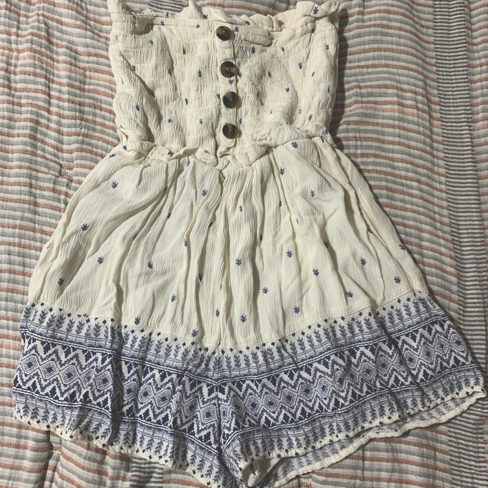American Eagle strapless romper